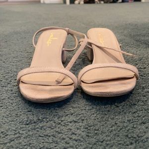 kitten heels with ankle strap